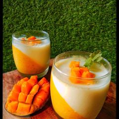 Mango Panna Cota A picture of Mango Panna Cota.