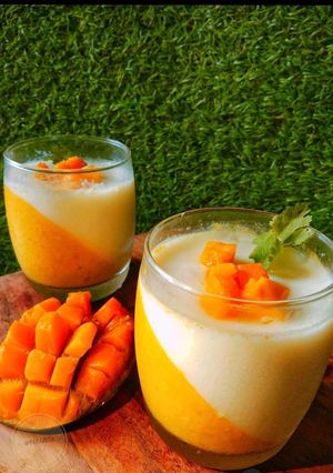A picture of Mango Panna Cota.