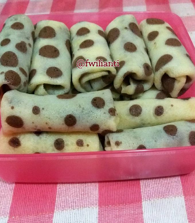 Foto resep Dadar gulung polkadot (kulit lembut)