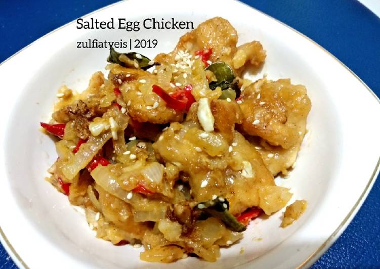 Resep Salted Egg Chicken Anti Gagal