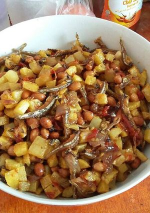 Foto resep Sambal goreng kentang