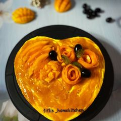 A picture of Mango Cheese Cake.