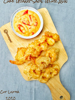 Foto resep Cumi Udang Saus Telur Asin