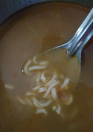 A picture of Maggie soup.