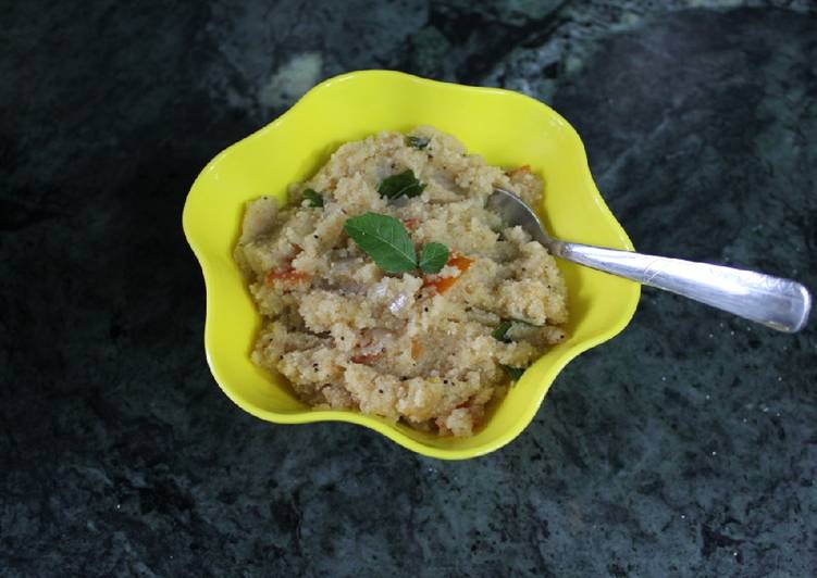 Recipe of Any-night-of-the-week Vegetable Upma