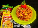 Maxican Rice With Kidney Beans & Veggies - Arroz Rojo - One Pot Meal In Pressure Cooker