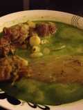 Sopa menestron peruano