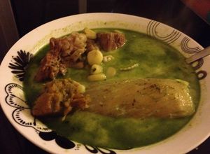 Una foto de Sopa menestron peruano
