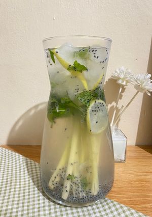 Foto resep Es Lemon Sereh