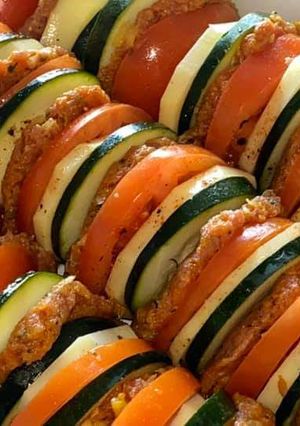 صورة لوصفة الكفتة بالصينية مع الخضار