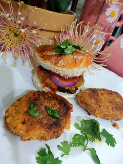 A picture of Leftover tikki.