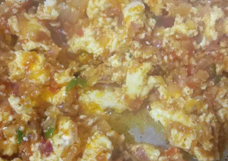 Recipe of Favorite Paneer bhurji