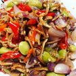 Tumis teri bawang merah