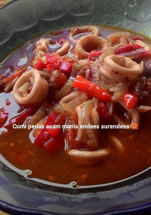 Foto resep Cumi pedas asam manis