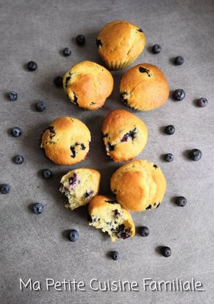 Une photo de Muffins moelleux aux myrtilles