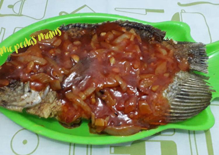 Cara Gampang Menyiapkan Gurame pedas manis yang Lezat Sekali