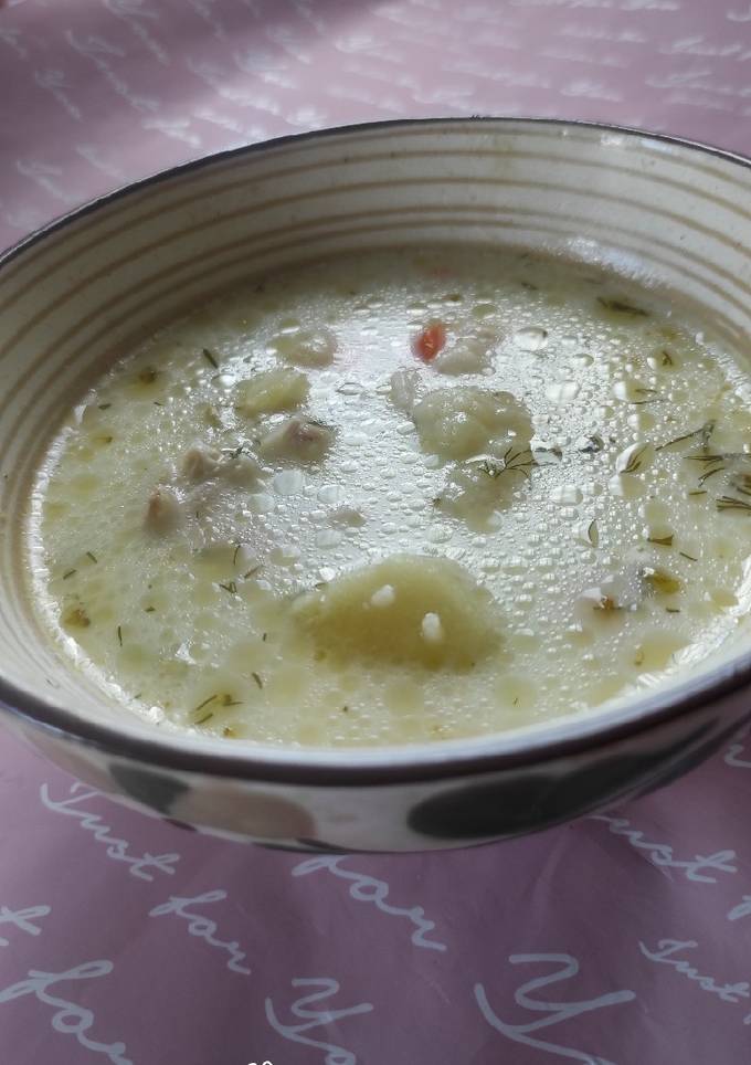 Сирний суп з овочами 😋