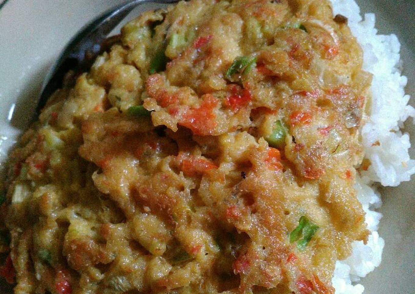 Telur Dadar Pedas Rumahan