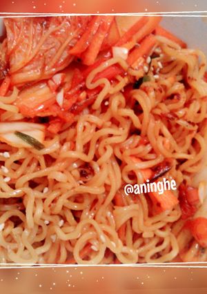 Foto resep Mie goreng asem manis