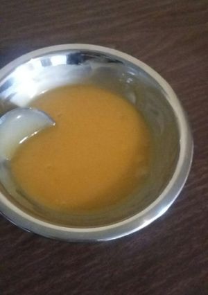 Una foto de Ganache de maracuyá para relleno de bombones y mini tarta