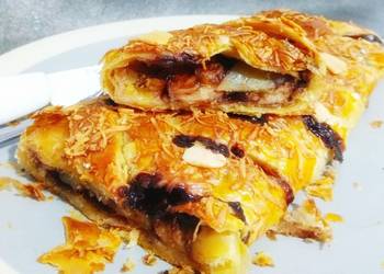 Masakan Unik Banana Strudel Ala Restoran