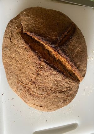 Una foto de Pan de Harinas integrales de Trigo, Espelta y Avena