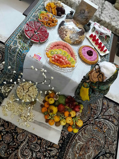 عکسی از دستور میز یلدای 97