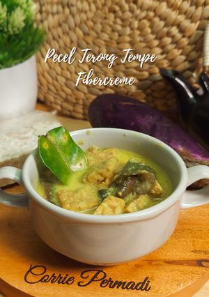 Foto resep Pecel Terong Tempe Fibercreme