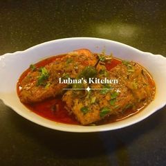 Salmon fish 🐟curry A picture of Salmon fish 🐟curry.