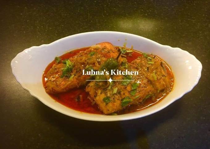 Steps to Prepare Quick Salmon fish 🐟curry