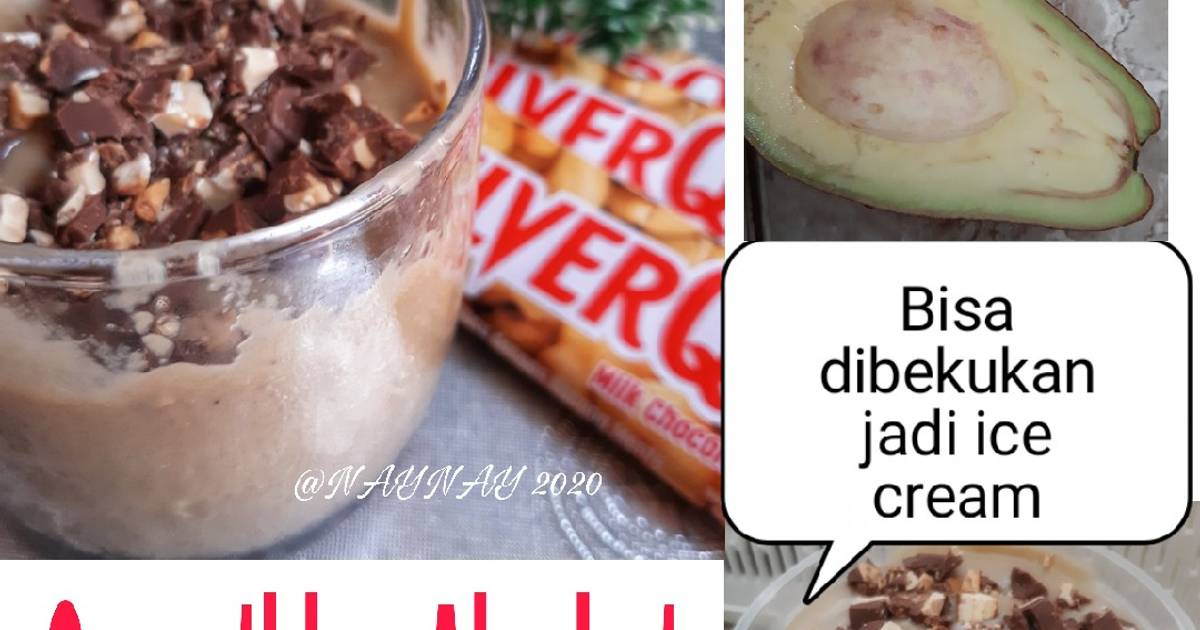 Resep Smoothies Alpukat rasa Coklat (Ice cream Alpukat) oleh NayNay Cookpad