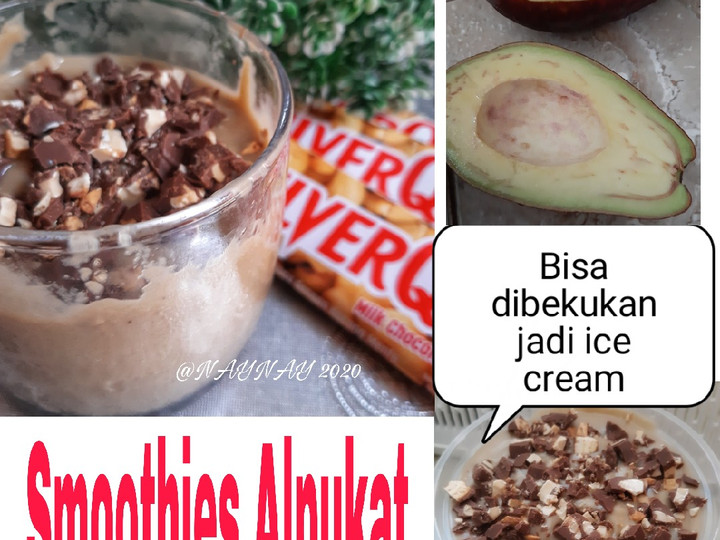 Langkah Mudah untuk Menyiapkan Smoothies Alpukat rasa Coklat (Ice cream Alpukat) yang Menggugah Selera