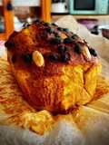 Bizcocho de calabaza con pasas y frutos secos