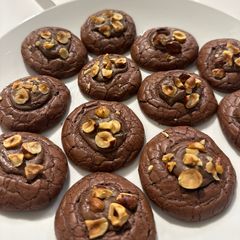 A picture of Chocolate Hazelnut Cookies.