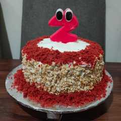 A picture of Red Velvet Birthday Cake Simple Anti Gagal.
