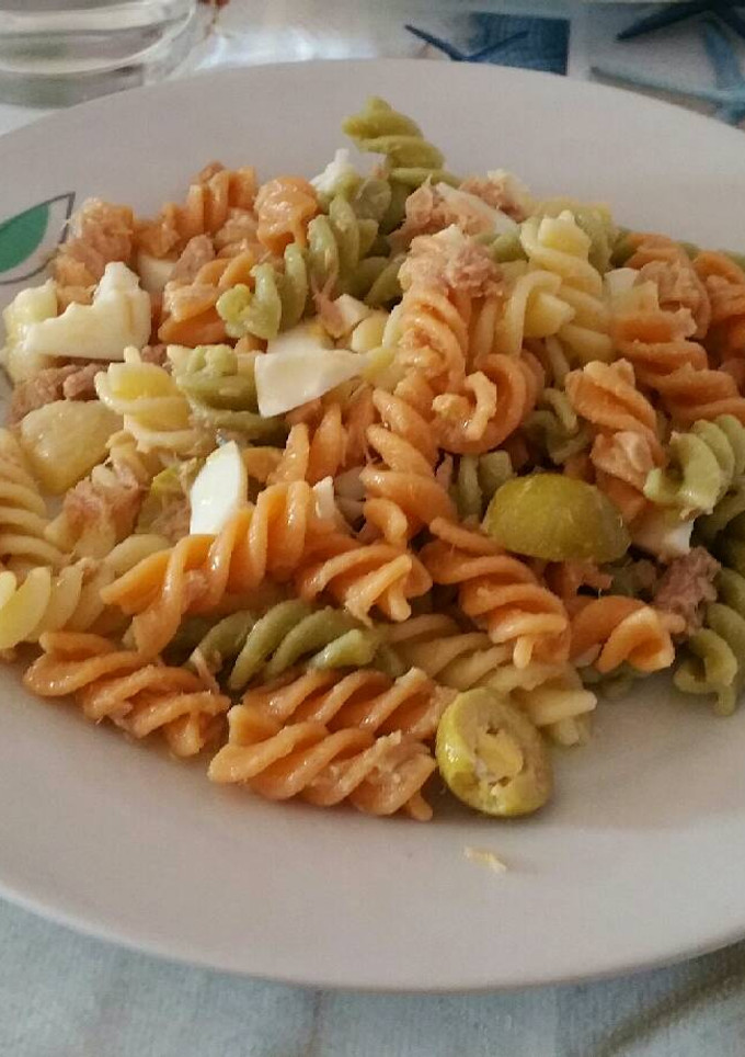 Una foto de Ensalada de espirales