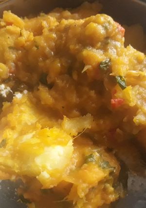 A picture of Sweet potatoes porriage.