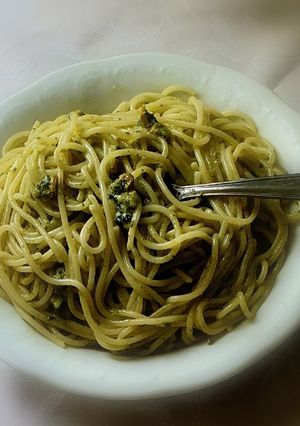 4 zöld spagetti recept fotója