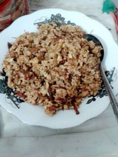 Foto resep Nasgor bumbu rendang suwir