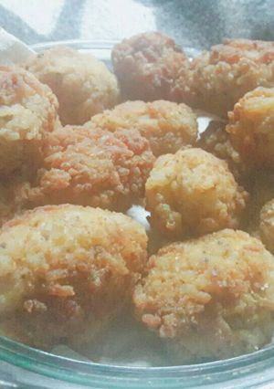Una foto de Croquetas de arroz😋