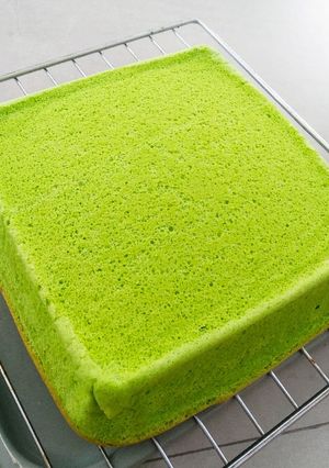 Foto resep Ogura Cake Pandan
