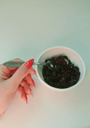 عکسی از دستور مربای آلبالو