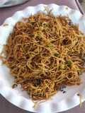 Stir fried spaghetti