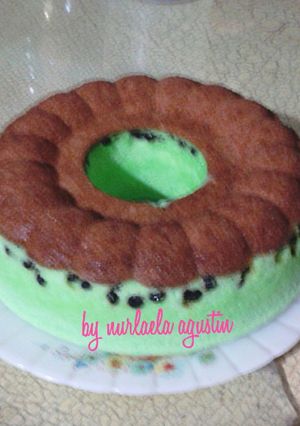 Foto resep Bolu pandan coklat