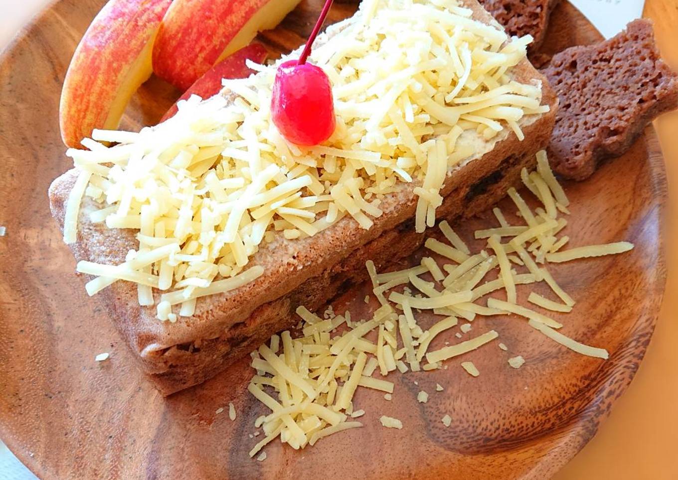 Bolu AAKC Kukus (Apel Almond Keju Coklat)