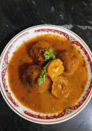 A picture of Rajasthani Govind Gatta Curry.