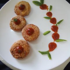 Hung curd kabab A picture of Hung curd kabab.