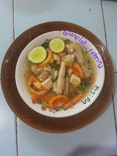 Foto resep Sup Ceker Ayam ala Lia Barong Tongkok