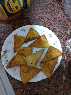 Una foto de Nachos de tortillas
