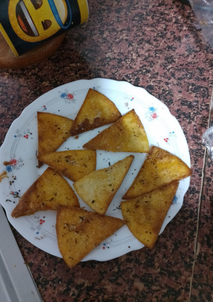 Una foto de Nachos de tortillas